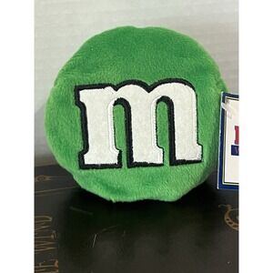 Green M&M Beanie Plush‎ New Las Vegas NWT